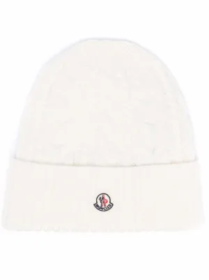 black moncler hat
