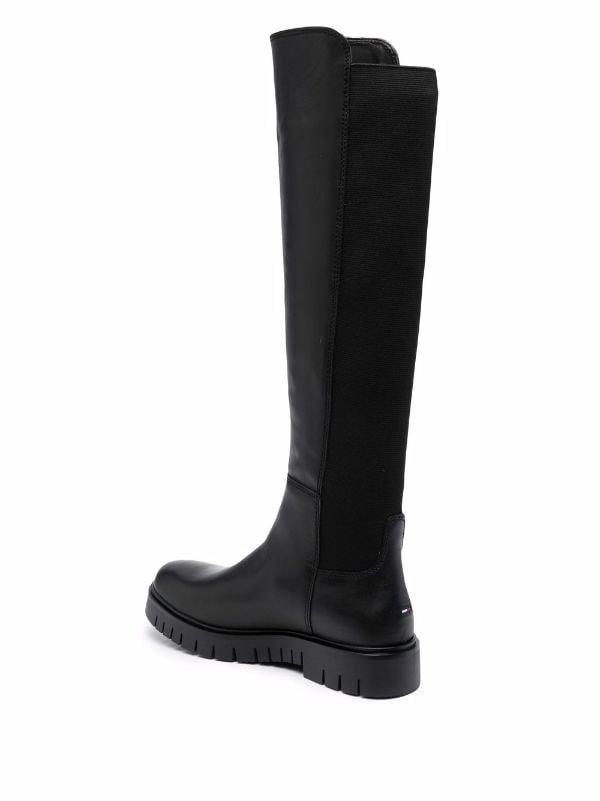 tommy jeans knee high boots