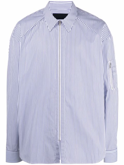 juun j striped shirt