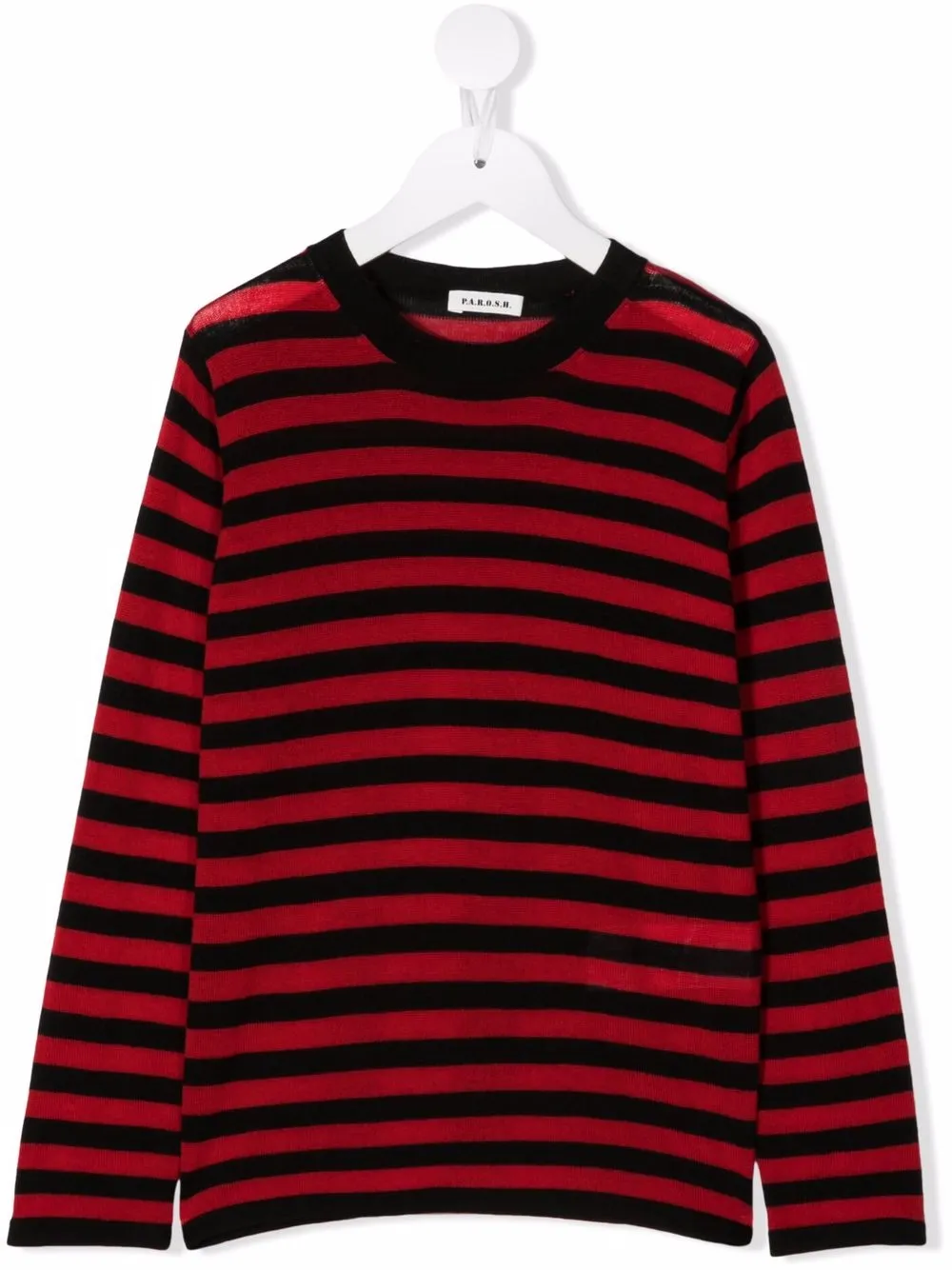 

P.A.R.O.S.H. striped wool jumper - Red