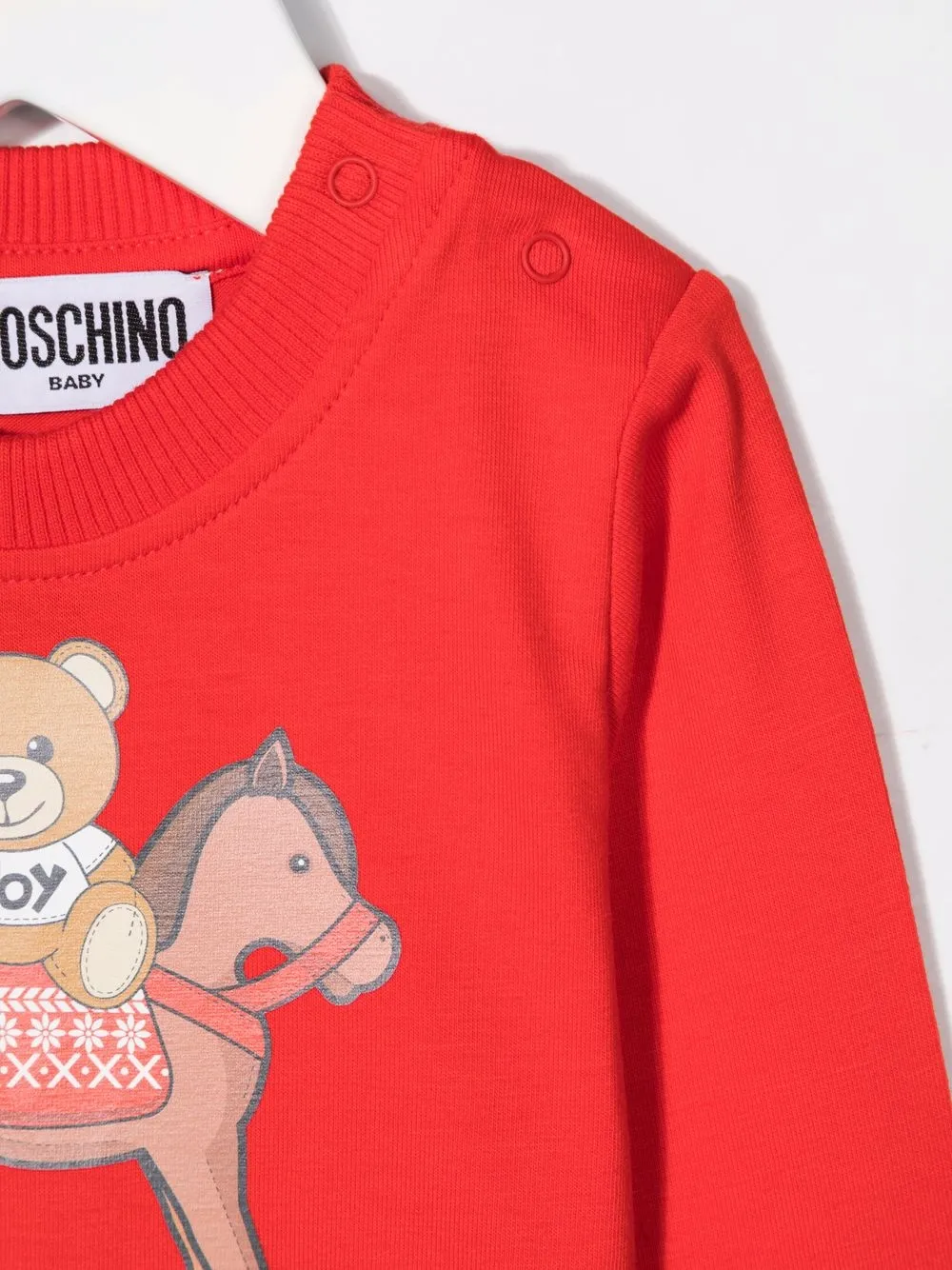 фото Moschino kids топ с длинными рукавами и логотипом