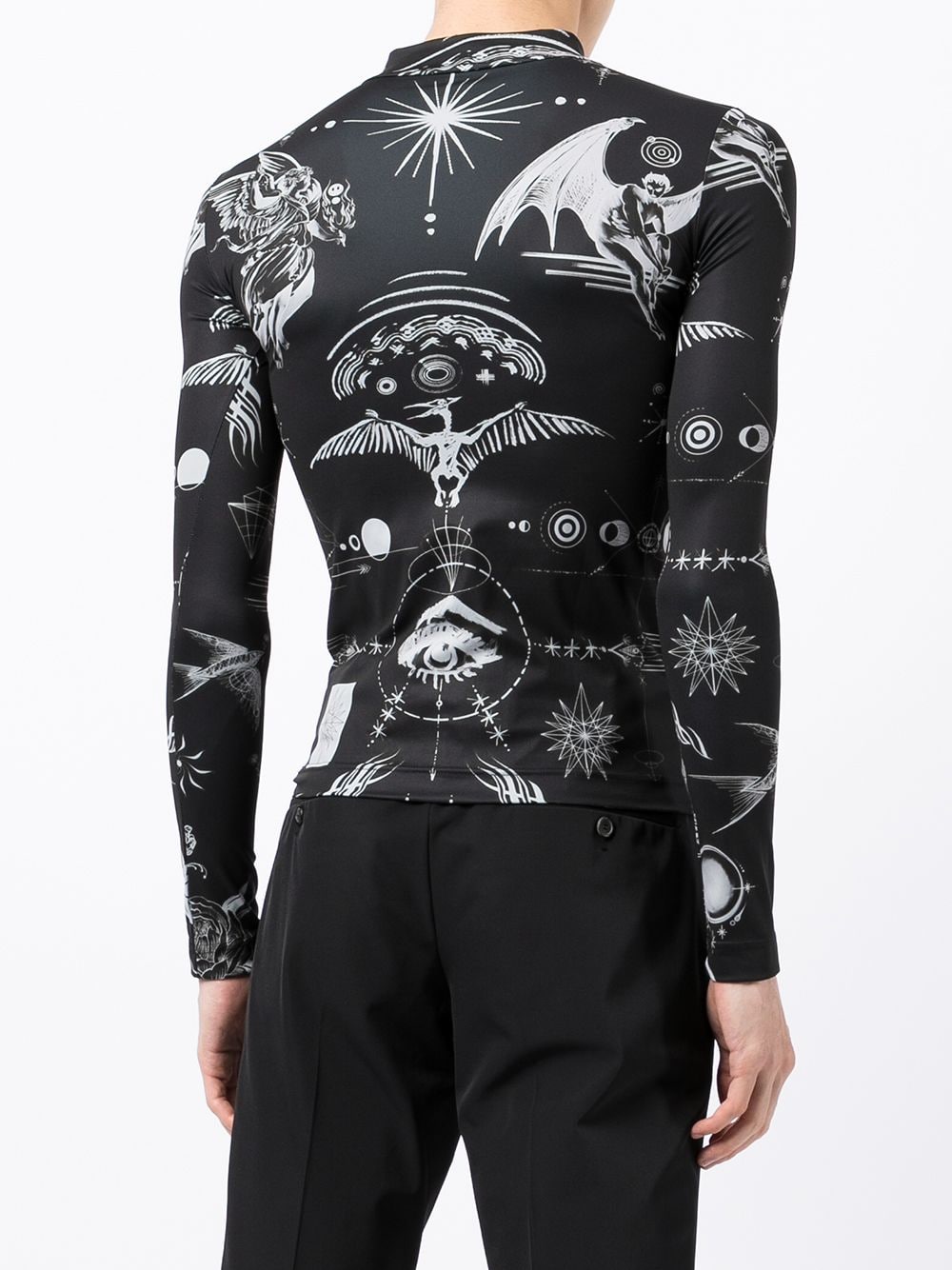 Sacai x Jean Paul Gaultier x Dr. Woo Printed Top - Farfetch