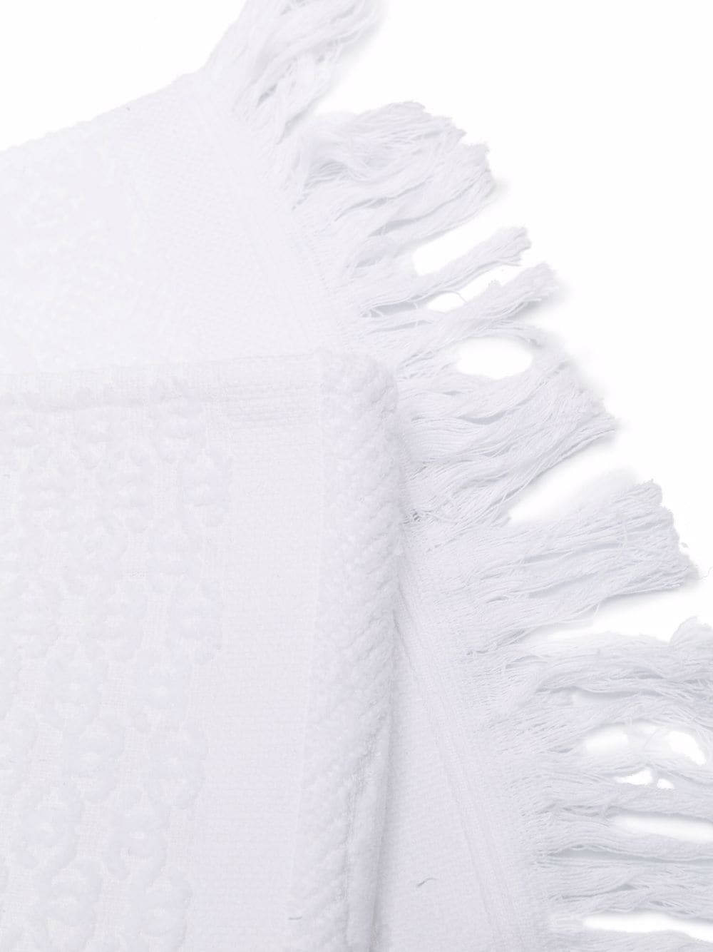CHANEL Pre-Owned 2010 handdoek met franje - Wit