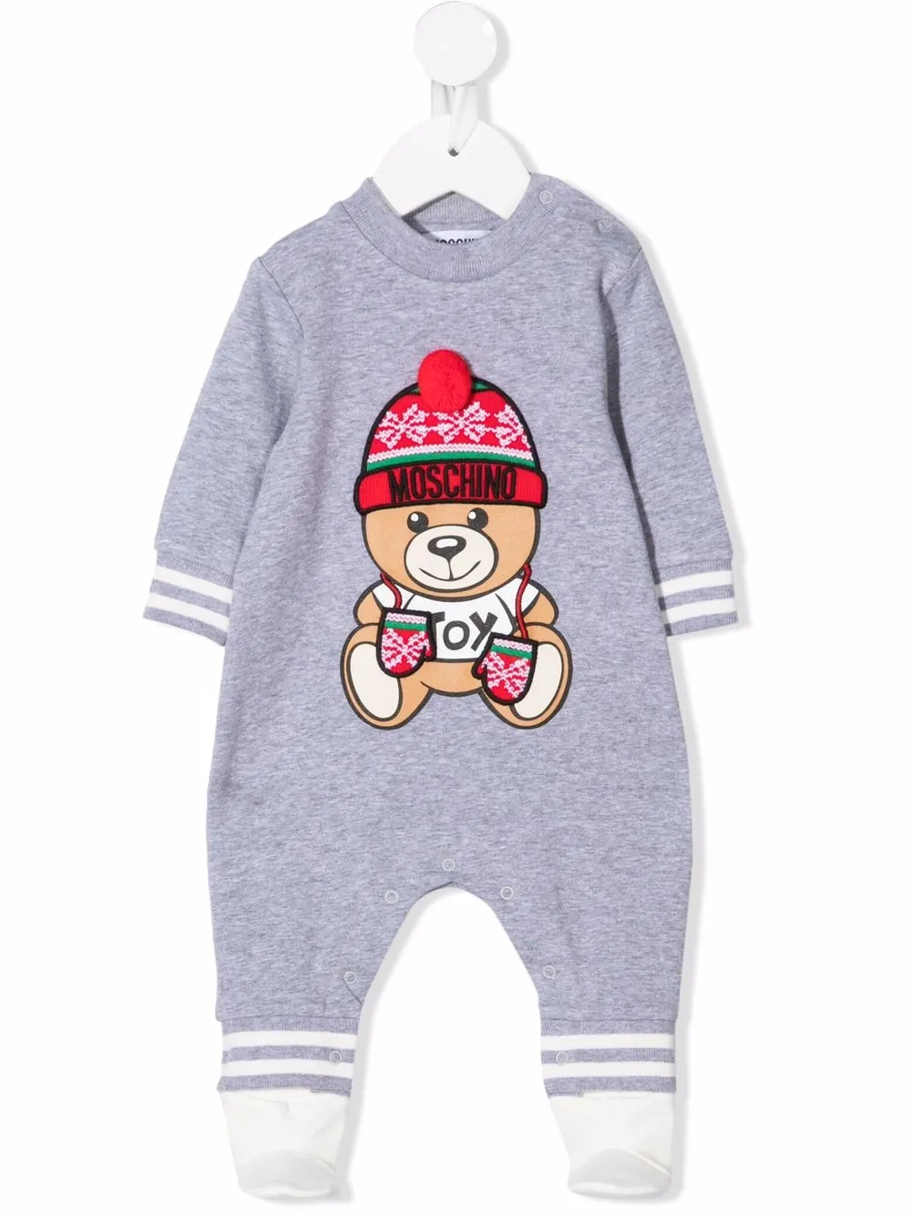 

Moschino Kids pijama con motivo Teddy Bear - Gris