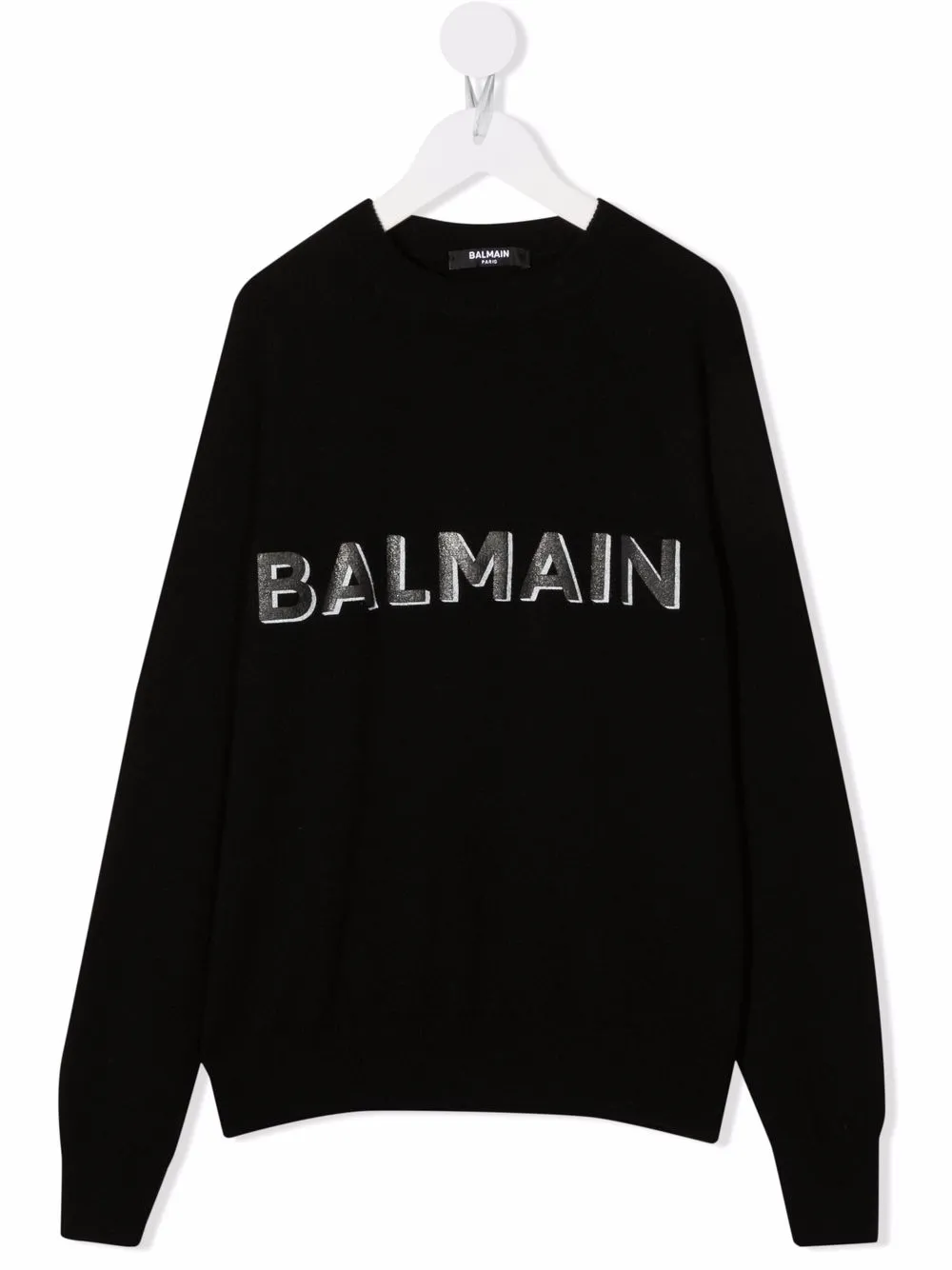 

Balmain Kids logo-print long sweatshirt - NERO
