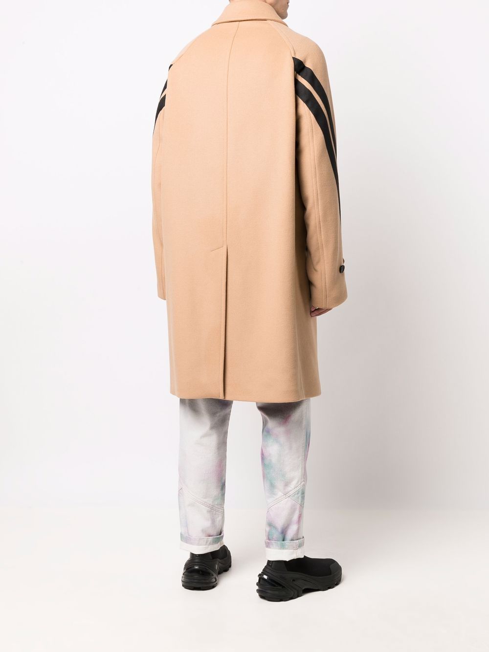 фото Msgm пальто строгого кроя с полосками