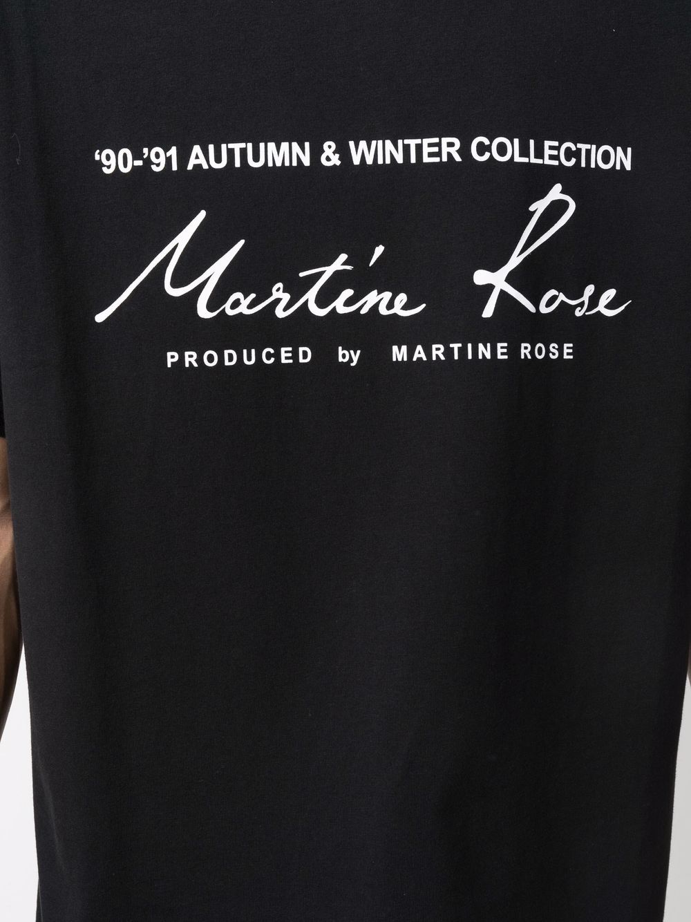 фото Martine rose футболка с логотипом