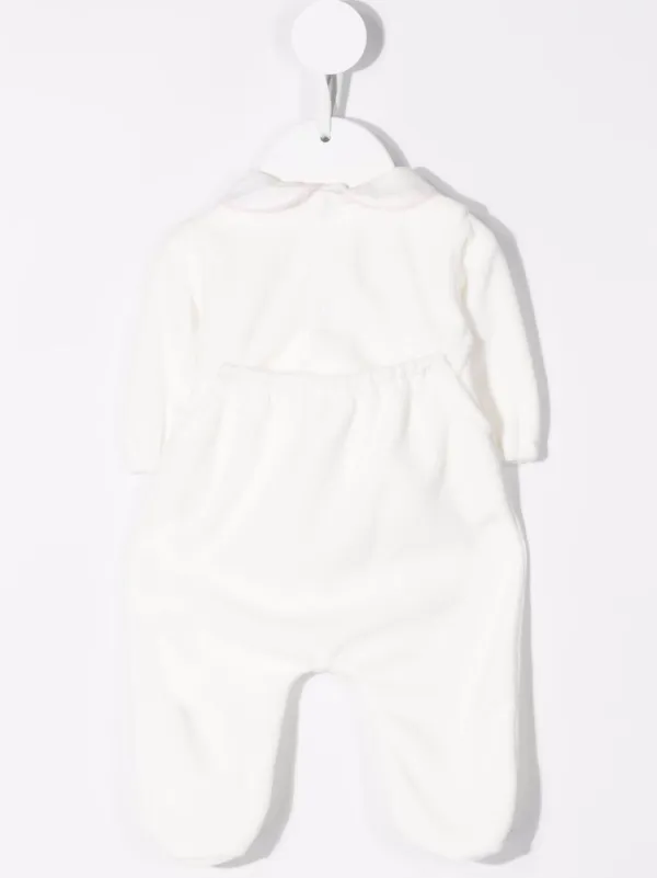 Bianco Farfetch Abbigliamento Tute e salopette Tute corte Tutina elasticizzata 