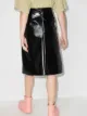 Moncler Genius 1952 2 Moncler 1952 faux leather midi skirt