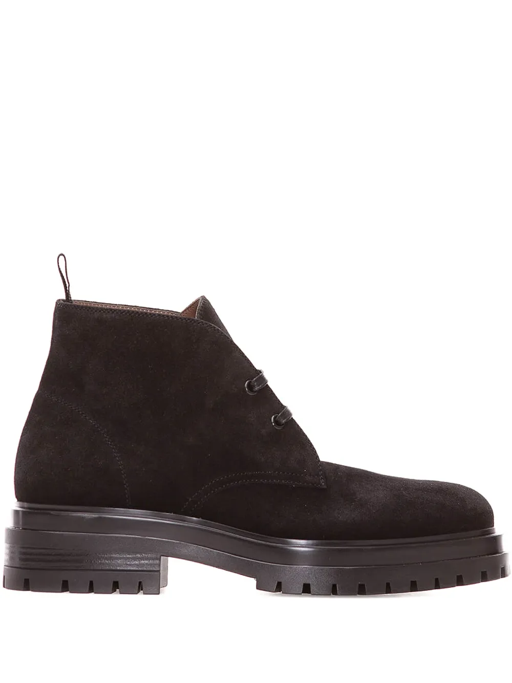 Gianvito Rossi lace-up desert boots Brown