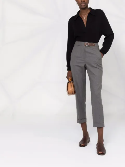 Peserico high-waisted Cropped Trousers 