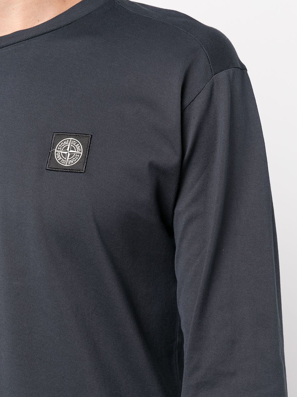 фото Stone island футболка с нашивкой-логотипом