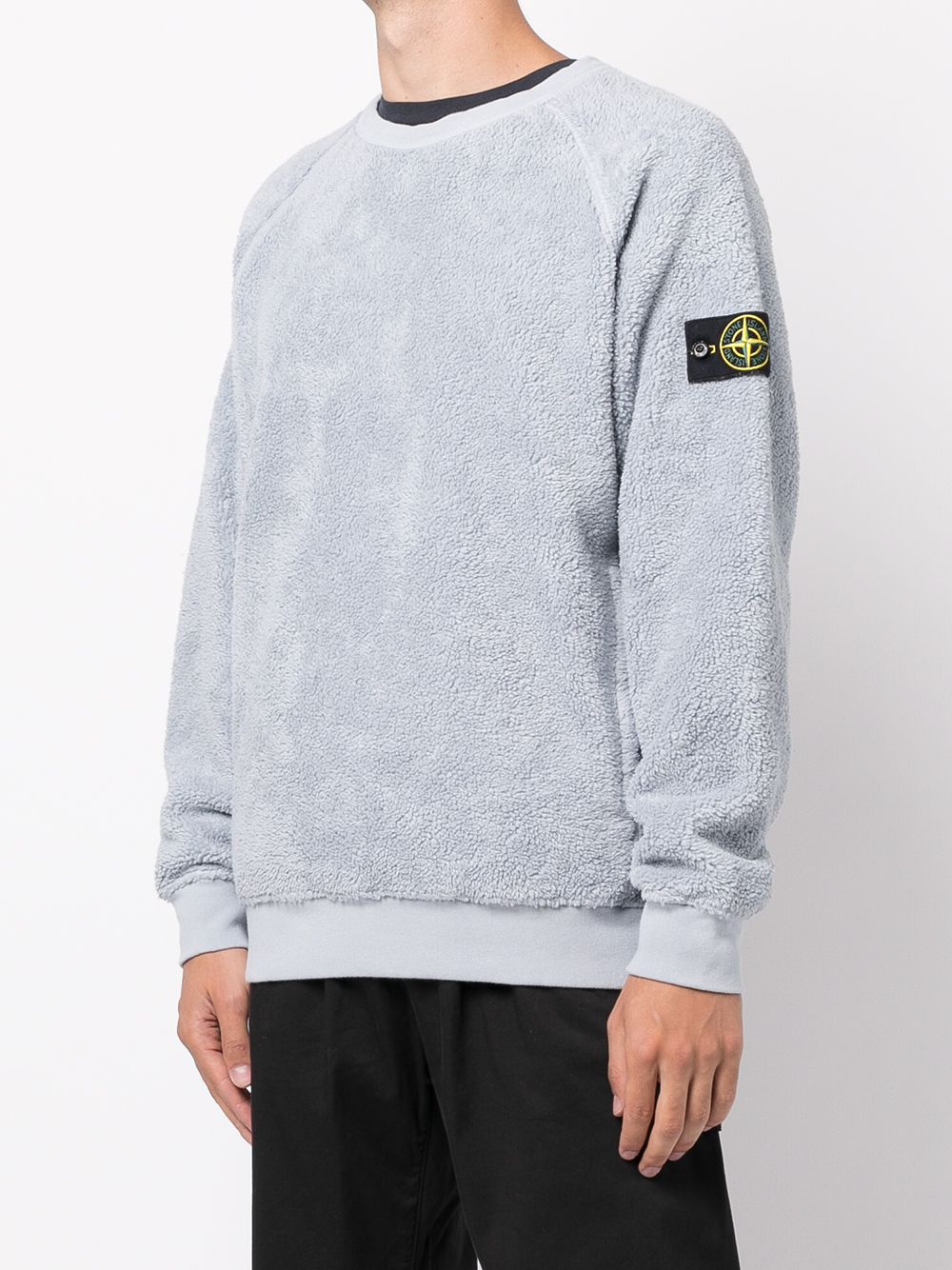 фото Stone island толстовка с нашивкой-логотипом