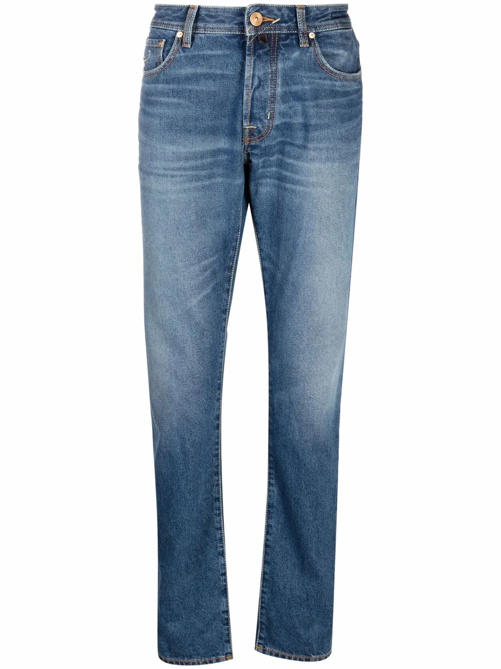 

Jacob Cohën straight-leg cotton jeans - Blue