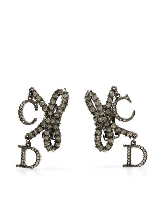 Dior clearance oblique earrings