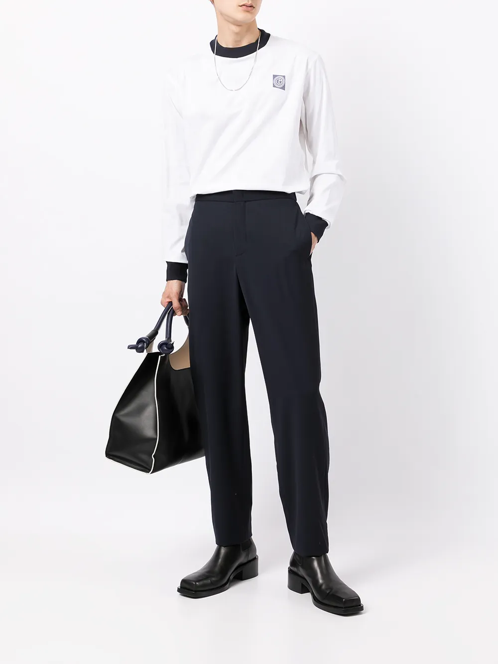 фото Giorgio armani строгие брюки прямого кроя