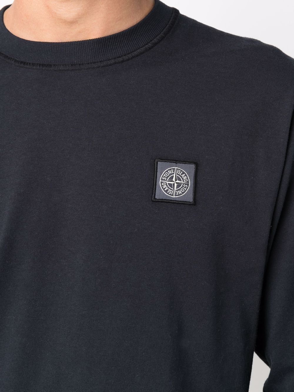 фото Stone island футболка с нашивкой compass