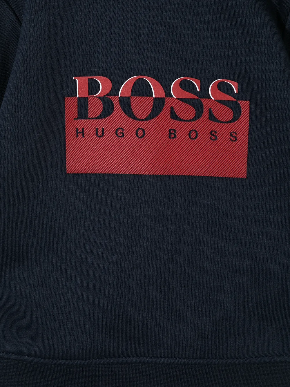 фото Boss kidswear флисовая толстовка с логотипом