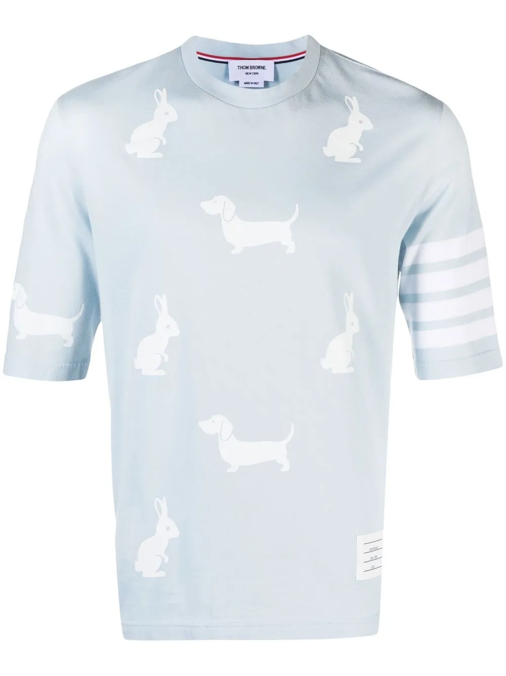 

Thom Browne Hector Bunny 4-Bar T-shirt - Blue