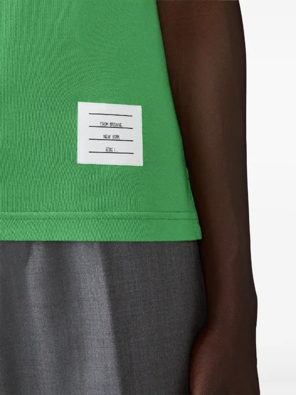 【人気！】Thom Browne カーキ 4-Bar Tシャツ 人気！】Thom Browne カーキ 4-Bar Tシャツ