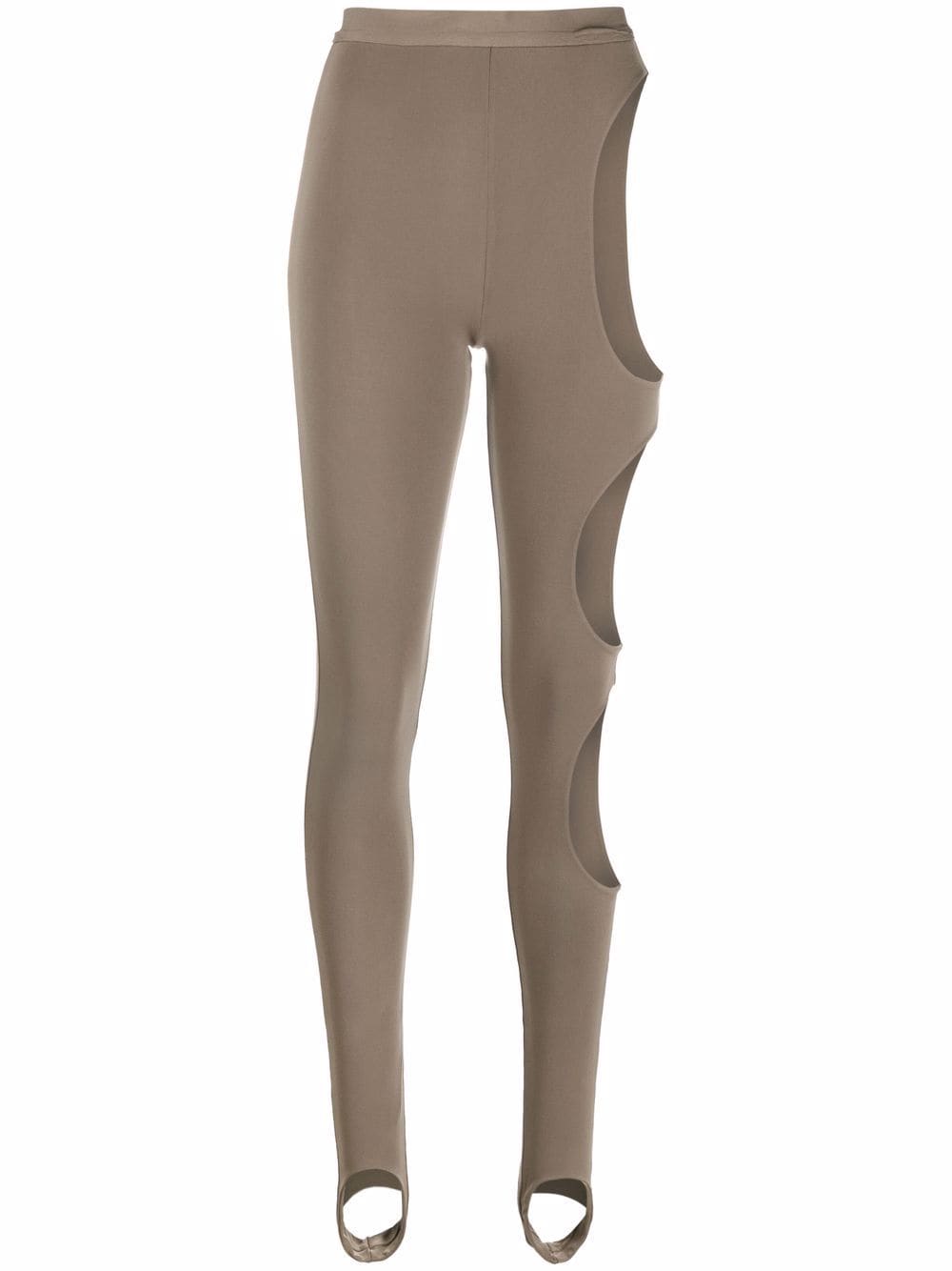 Image 1 of LaQuan Smith cut-out detail stirrup leggings
