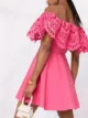 Valentino cut-out detail off-shoulder dress