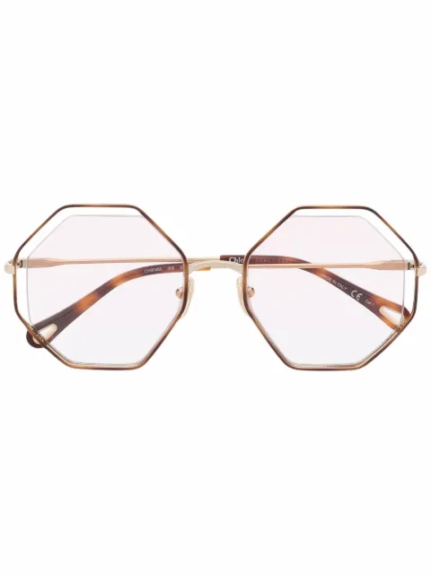Chloé Eyewear lentes de sol con armazón octagonal