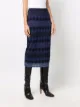 DVF Diane von Furstenberg embroidered knit midi skirt