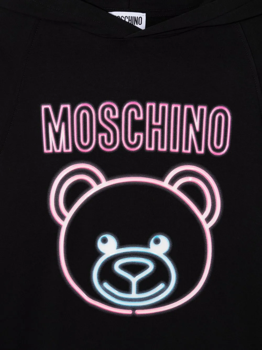 фото Moschino kids платье-толстовка с принтом teddy bear