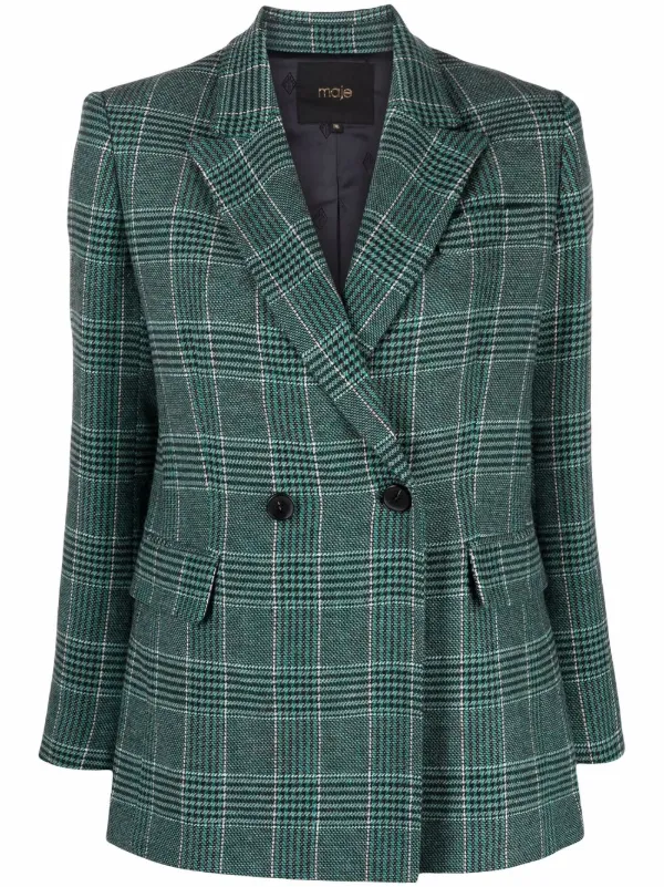 maje green jacket