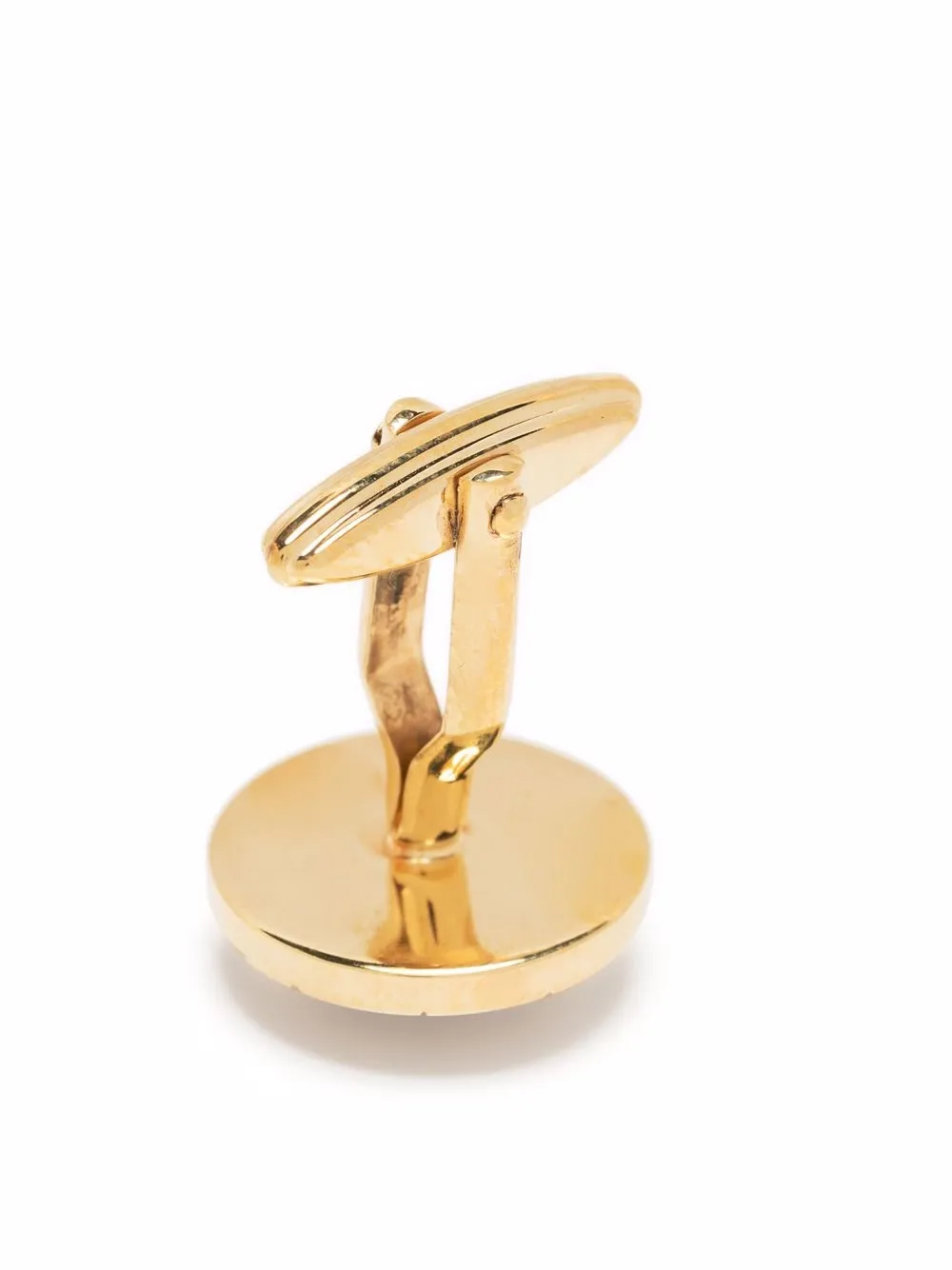 Image 2 of LANVIN gold circular cufflinks