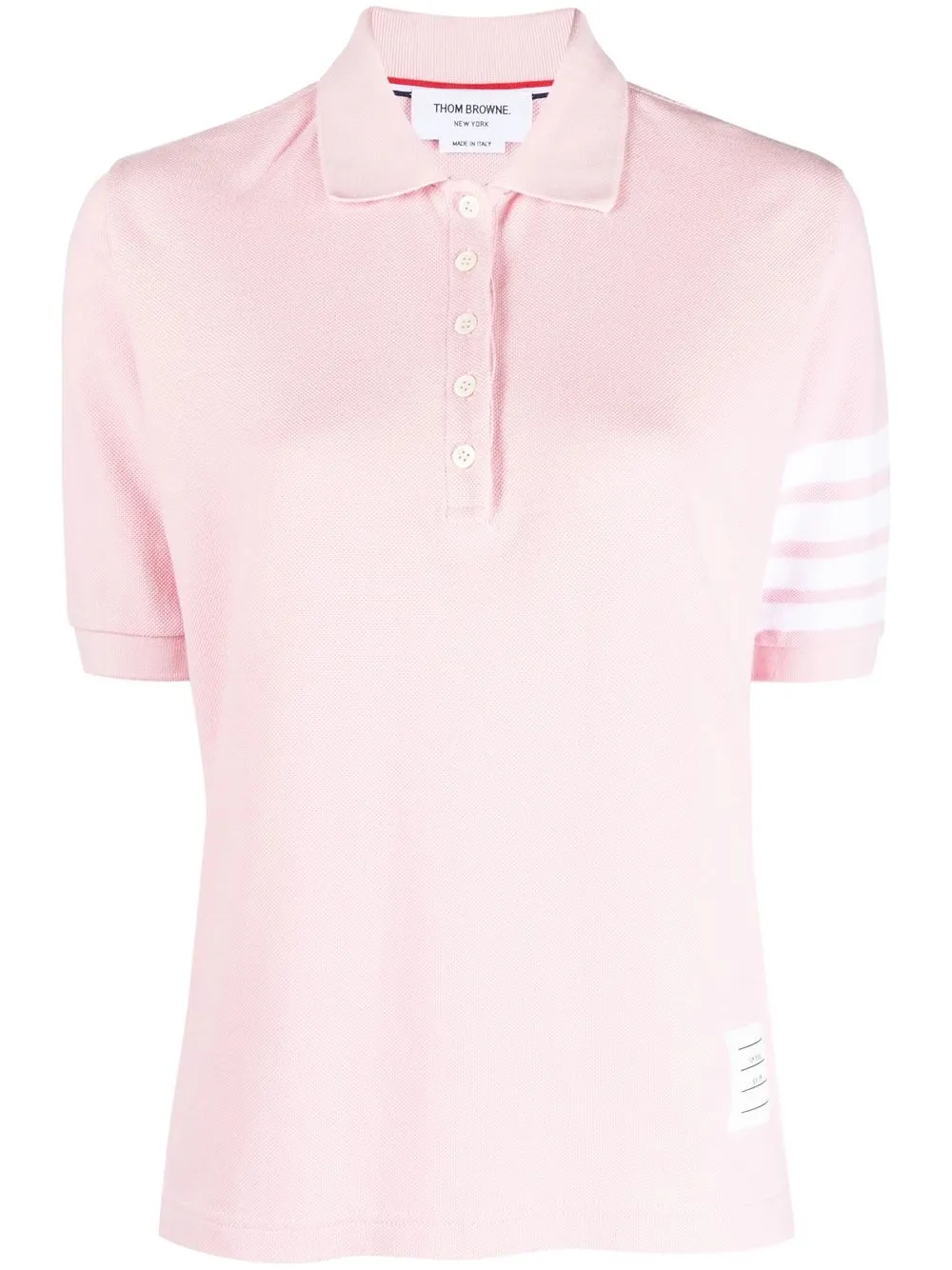 

Thom Browne playera tipo polo Hector con motivo 4-Bar - Rosado