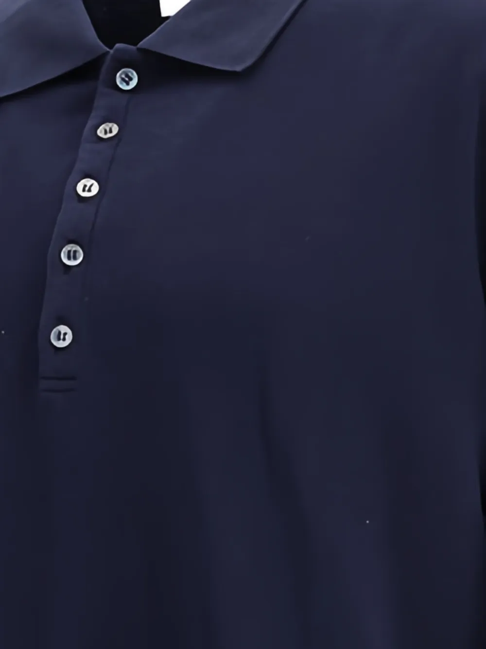 Thom Browne Poloshirt met lange mouwen Blauw