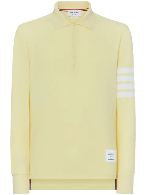 Thom Browne Langärmeliges Poloshirt mit Streifen