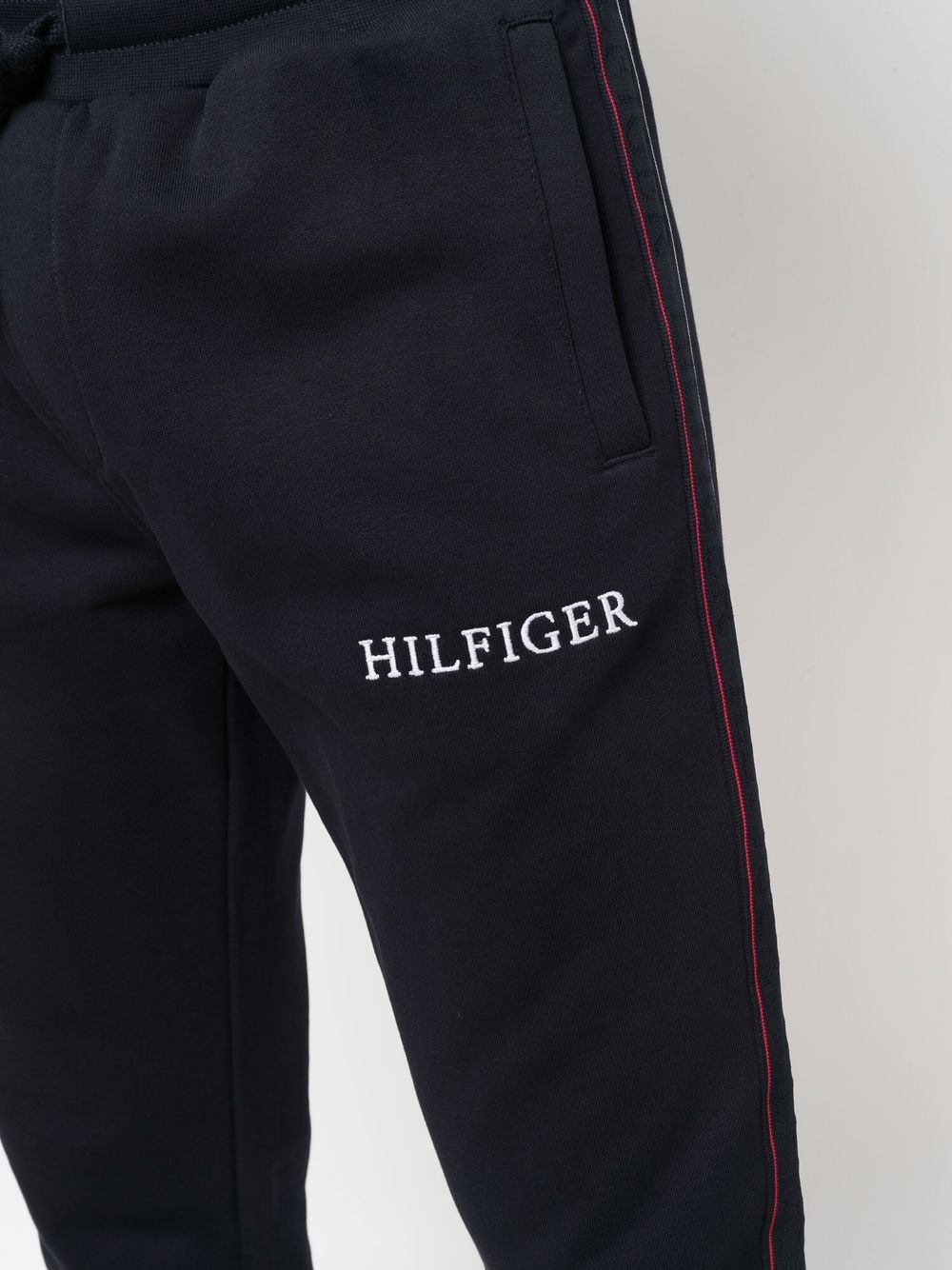 Tommy Hilfiger logo-print Track - Pants Farfetch