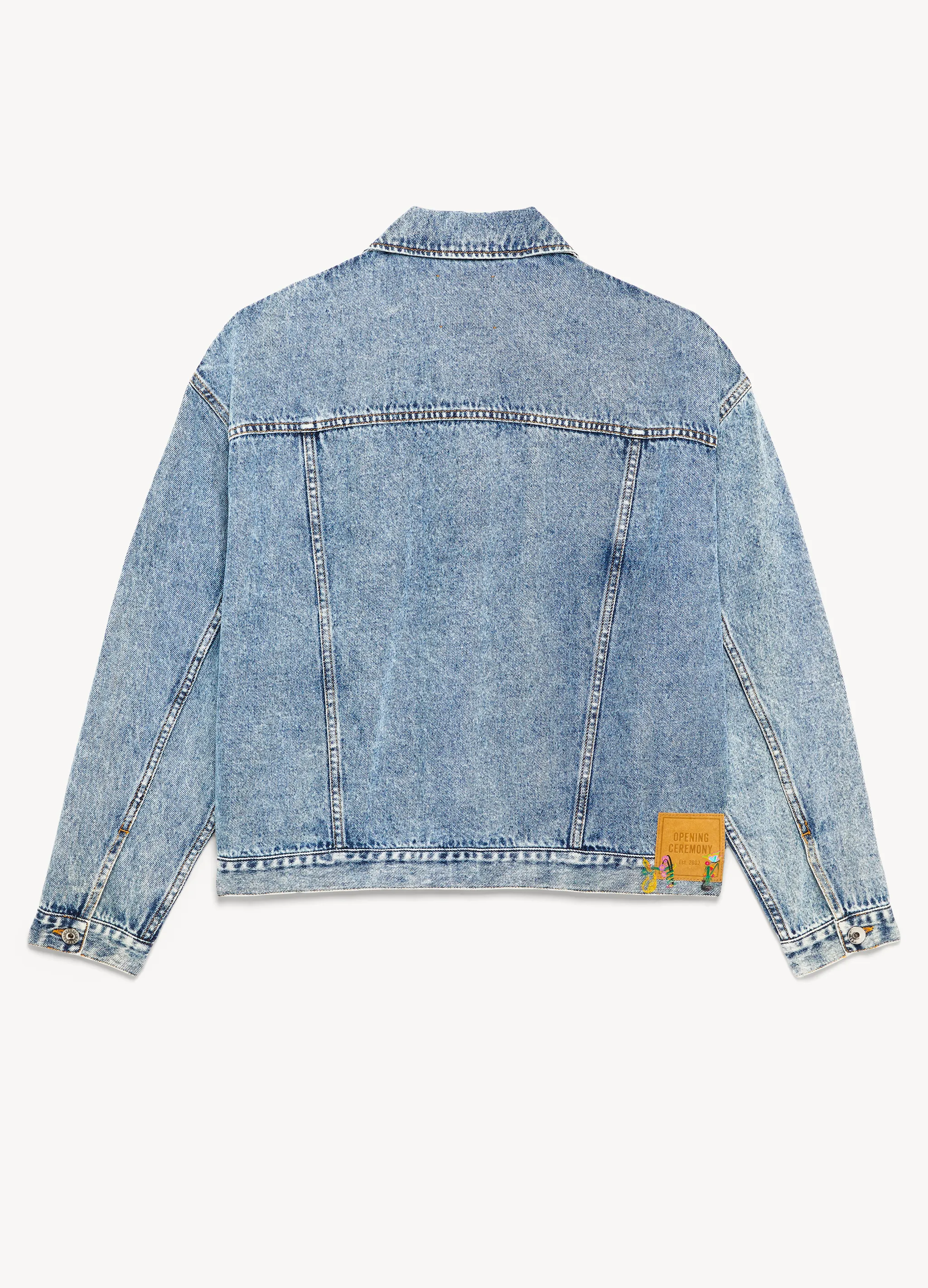 MARBLE DENIM CABAN