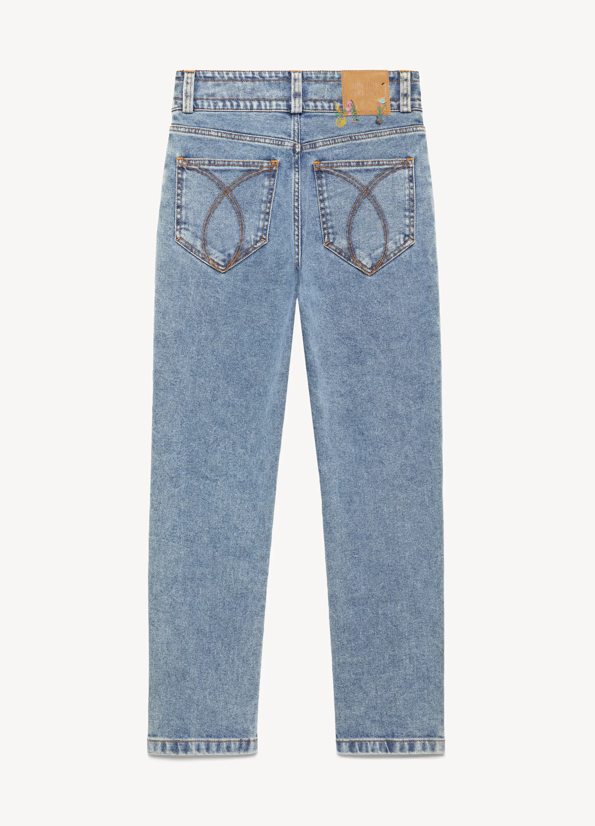 MARBLE DENIM PANTS