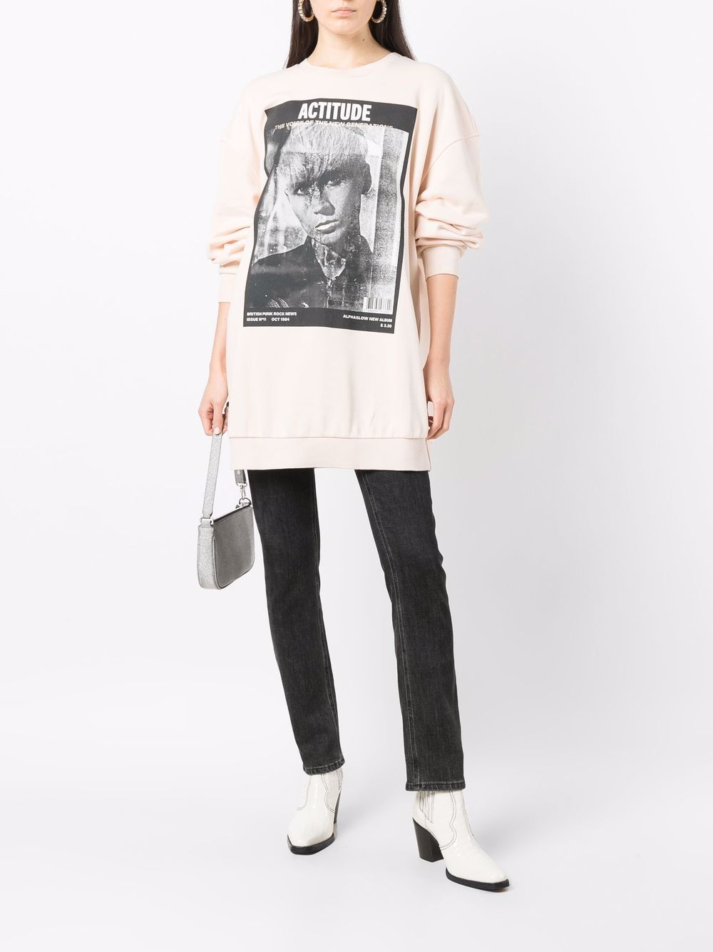 TWINSET Sweater met fotoprint - Beige