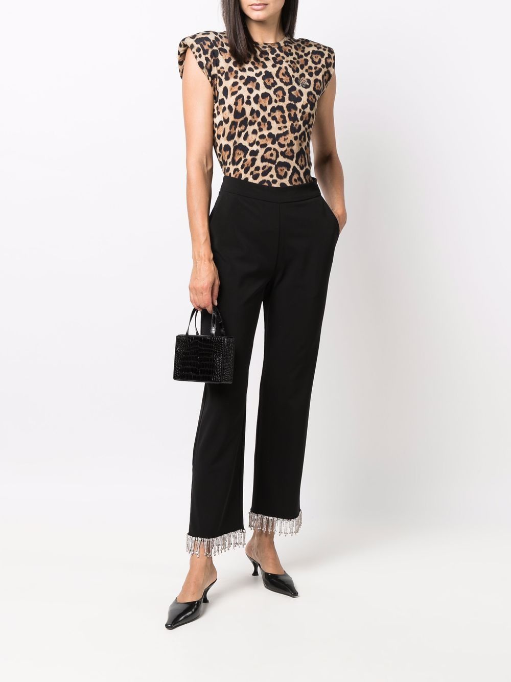 фото Blumarine leopard-print t-shirt