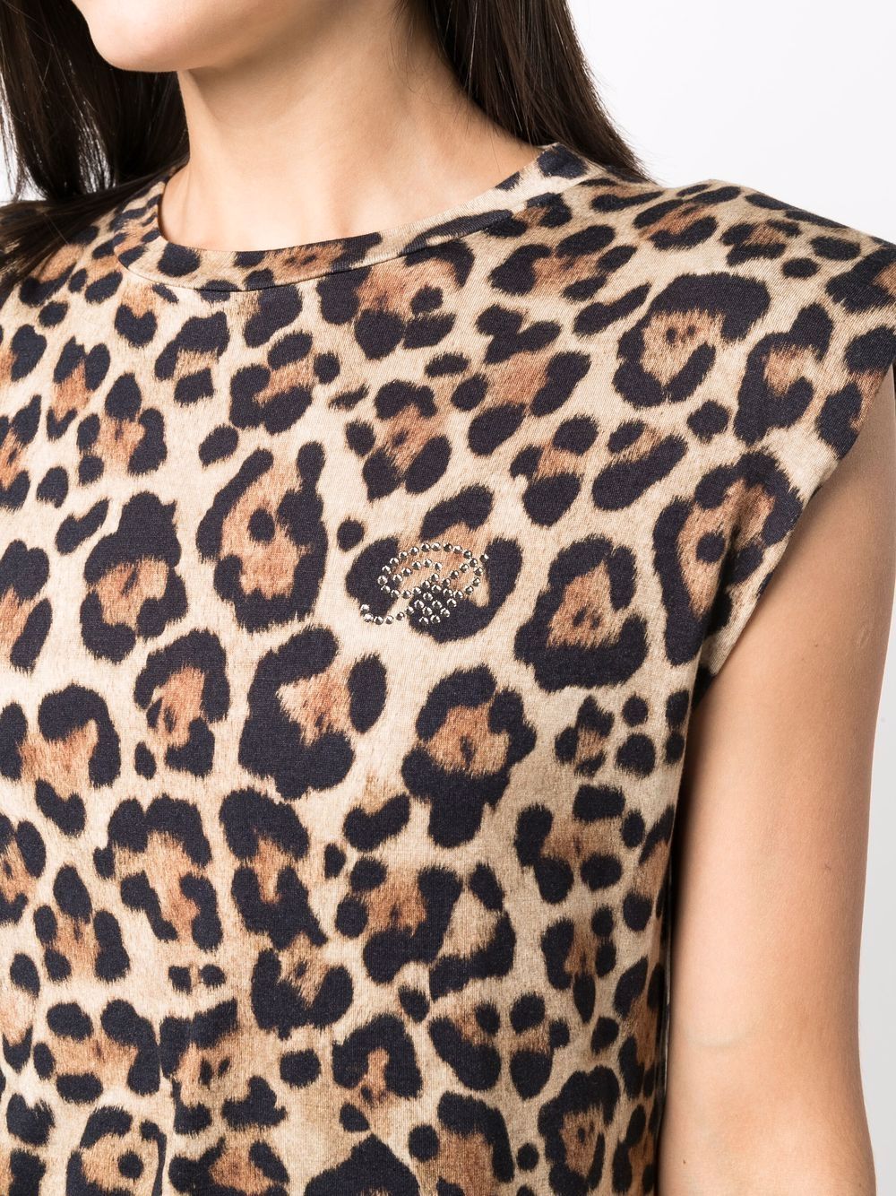 фото Blumarine leopard-print t-shirt