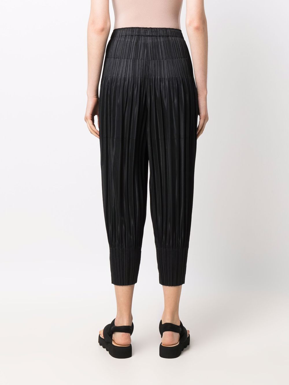 фото Pleats please issey miyake укороченные плиссированные брюки