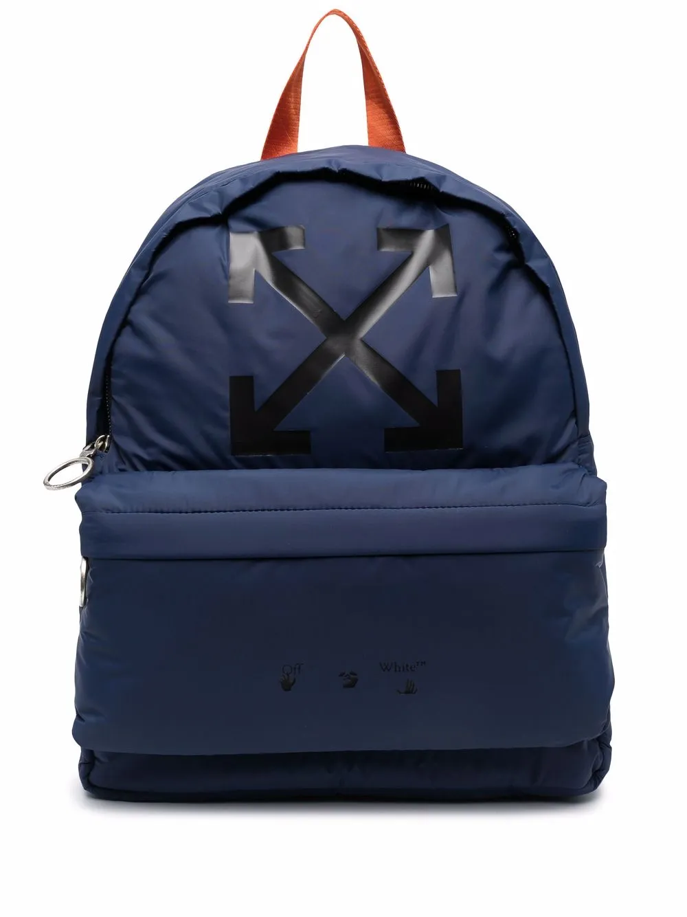 

Off-White mochila con logo estampado - Azul