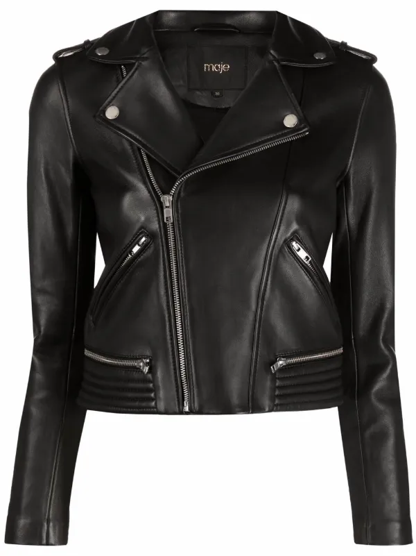maje leather jacket