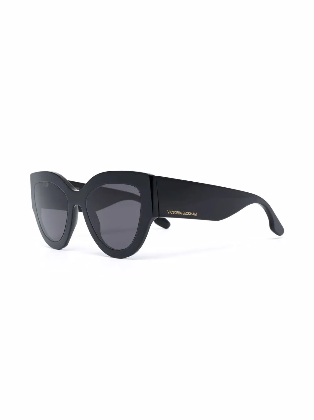 Victoria Beckham Eyewear Zonnebril met chunky montuur - Zwart