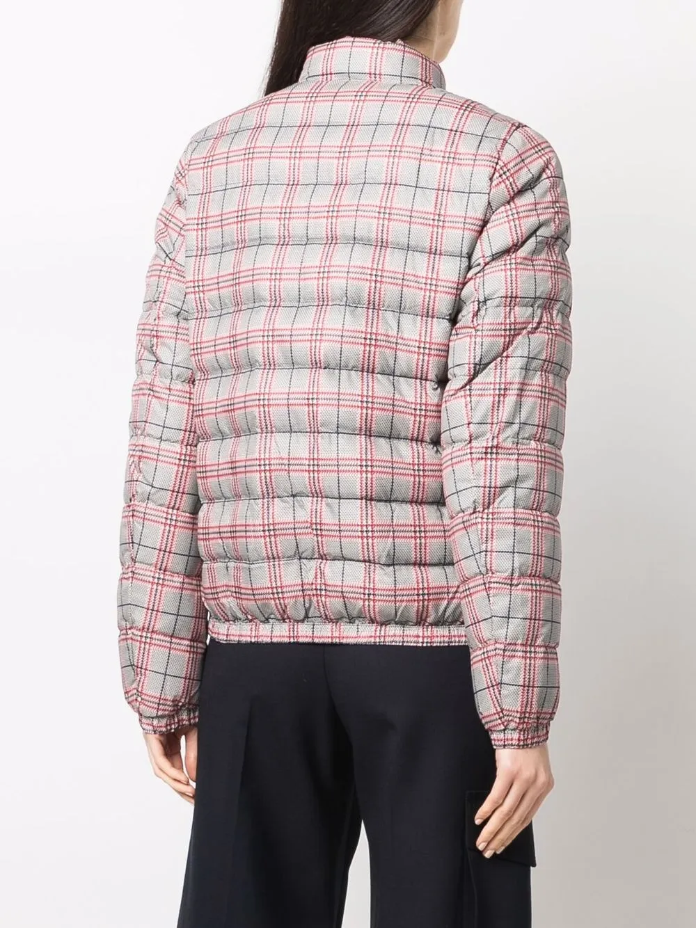 фото Tommy hilfiger бомбер-пуховик в клетку тартан