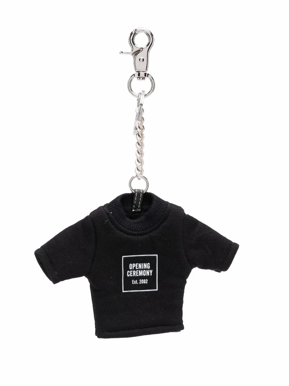 

Opening Ceremony llavero con motivo de playera y logo - Negro