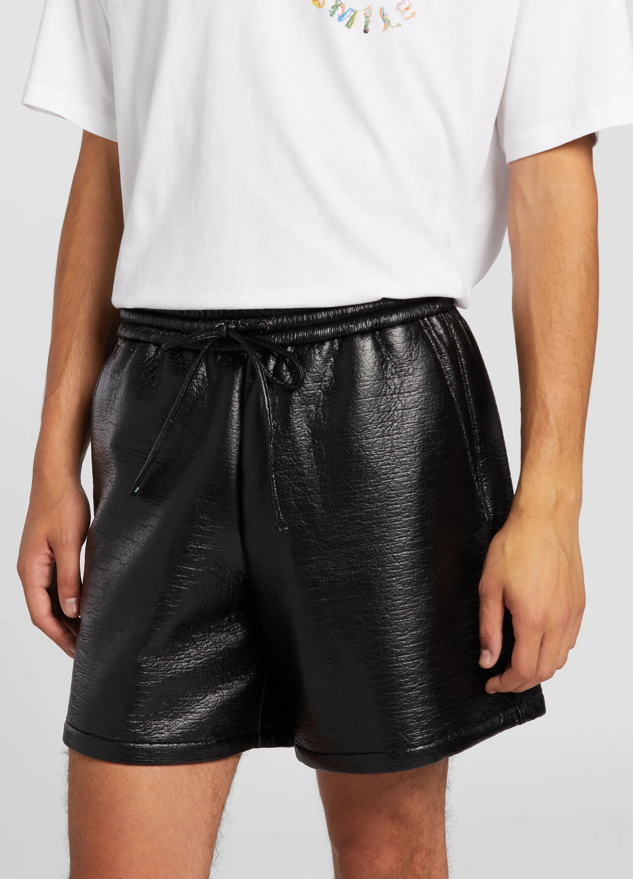 BONDED DRAWSTRING SHORTS