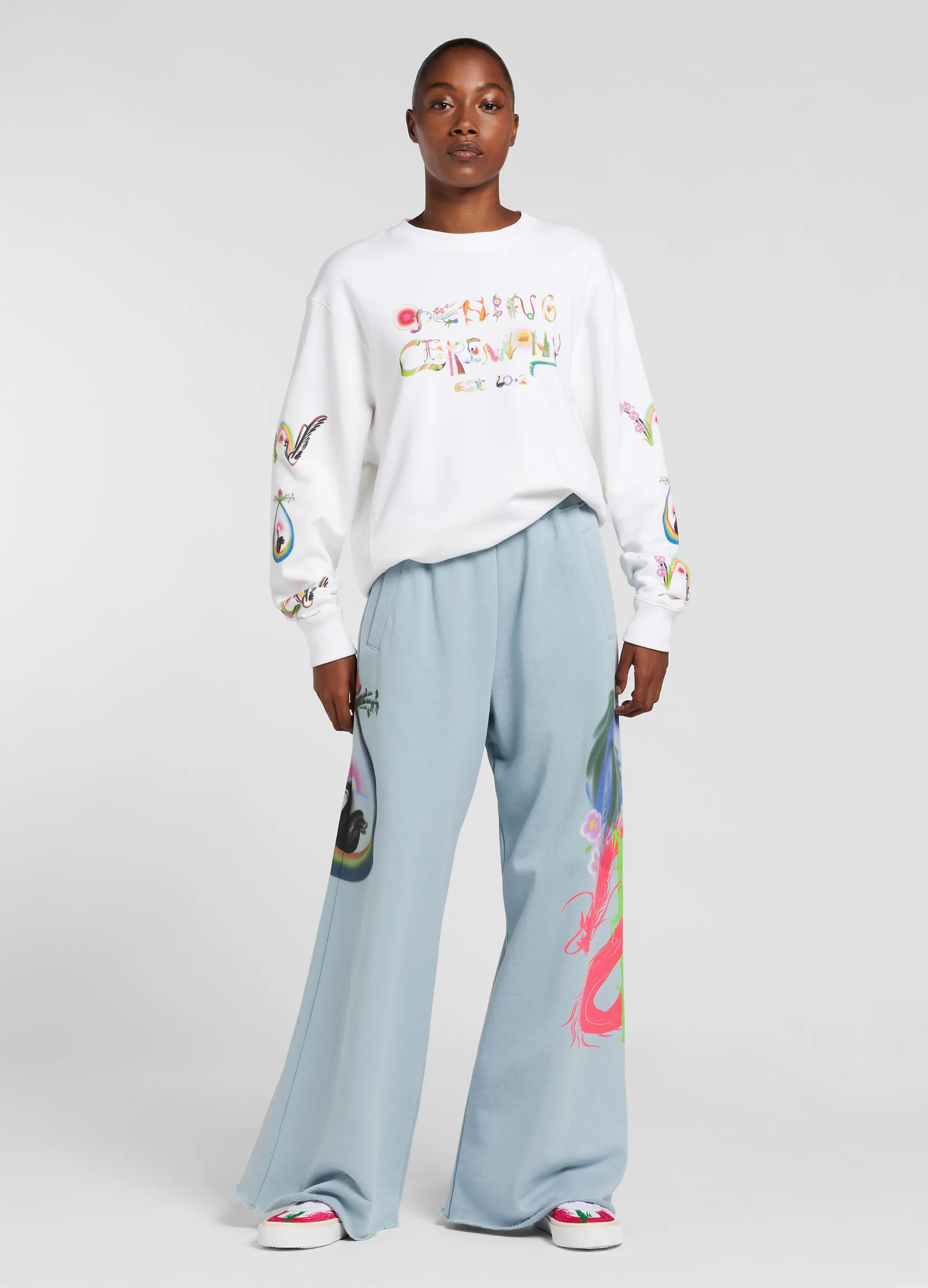 DRAGON WIDE LEG SWEATPANT