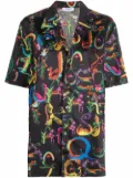 Opening Ceremony alphabet-print short-sleeved shirt - Black