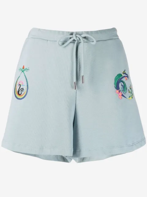 Opening Ceremony logo-embroidered track shorts